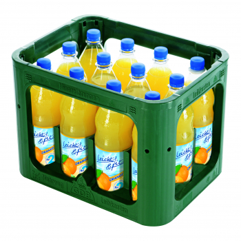 Leicht & fit Orange 12 x 1,0 Liter (PET/Mehrweg)