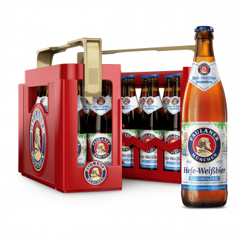 Paulaner Hefe-Weibier Alkoholfrei 20 x 0,5 Liter (Glas/Mehrweg)
