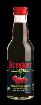 Streker Sauerkirsch-Nektar 12 x 0,2 Liter (Glas/Mehrweg)