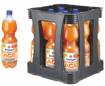 Ensinger Orange ACE 9 x 1,0 Liter (PET/Mehrweg)