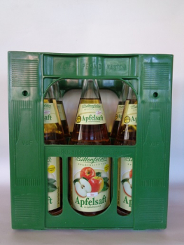 Bittenfelder Apfelsaft klar 6 x 1,0 Liter (Glas/Mehrweg)