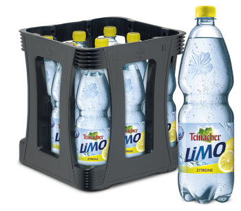 Teinacher Limo Zitrone 9 x 1 Liter (PET/Mehrweg)