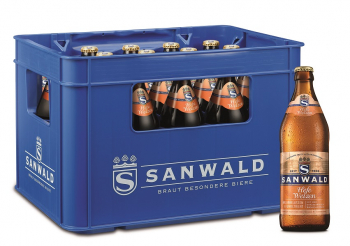 Sanwald Hefe Weizen 20 x 0,5 Liter (Glas/Mehrweg)