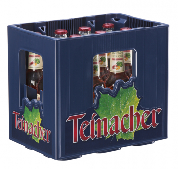 Teinacher Genuss-Limonade Rhabarber-Mirabelle 12 x 0,33 Liter (Glas/Mehrweg)