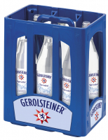 Gerolsteiner Sprudel 6 x 1,0 Liter (Glas/Mehrweg)