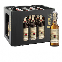 Dinkelacker Kellerbier 20 x 0,5 Liter (Glas/Mehrweg)