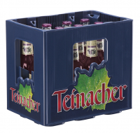 Teinacher Genuss-Limonade Johannisbeer-Holunder 12 x 0,33 Liter (Glas/Mehrweg)