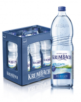 Krumbach Medium 6 x 1,0 Liter (Glas/Mehrweg)